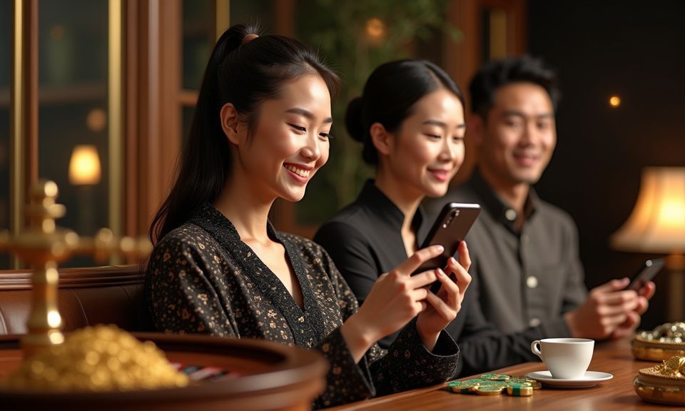 Mobile casino lobby